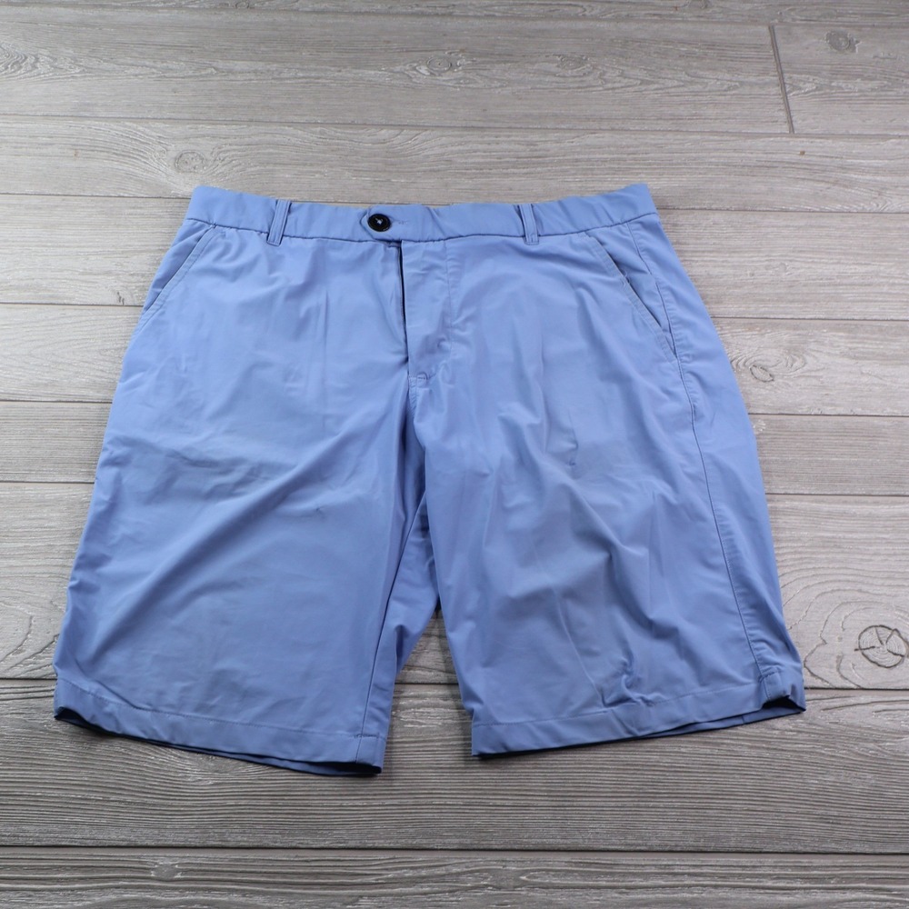 Greyson Montauk Golf Shorts Men's 34 Light Blue Performance Athletic
